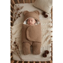 Dublino Kids 0- 12 Ay Bebek Uyku Tulumu Içi Elyaflı Kulaklı Welsoft- Peluş -Yenidoğan Hastahane Çıkışı