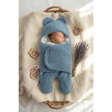 Dublino Kids 0- 12 Ay Bebek Uyku Tulumu Içi Elyaflı Kulaklı Welsoft- Peluş -Yenidoğan Hastahane Çıkışı