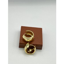 Badiva.co Kalın Halka Küpe (Gold) 2.2cm