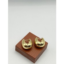 Badiva.co 14K Basic Huggie Küpe 2.5cm