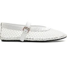 Sofia Baldi Merıda Beyaz Tekstil Kadın Babet