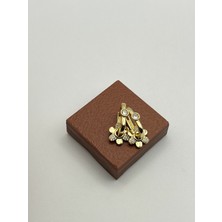 Badiva.co Taşlı Göçmen Küpesi  22MM