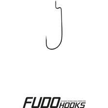4921 Fudo Worm 104R #1/0 Black Nıkel 4p