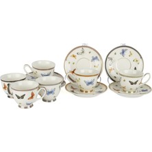 Mikasa Moor Butterfly 6lı Kahve Fincan Seti