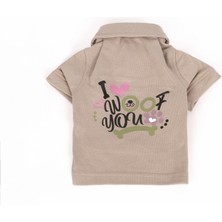 Karaca Home x Pati I Woof You T-Shirt M Beden Vizon