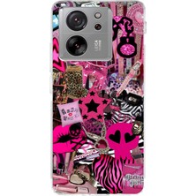 Lelia Xiaomi Mi 13T Uyumlu Baskılı Şeffaf Telefon Kılıfı | Koleksiyon: Chromatica Aura