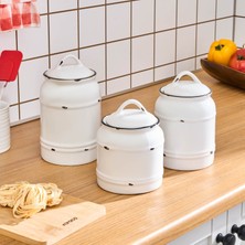 Karaca Clara 3'lü Seramik Coffe Sugar Tea Kavanoz Seti