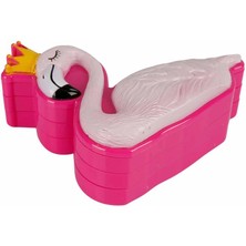 Urfakent Flamingo Şekilli 3 Katlı Makyaj Güzellik Seti