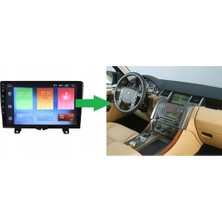 Land Rover Range Rover Sport Android Multimedya Sistemi 4-64 For-X (2005-2009) Ön Kayıt Kamera Hediyeli