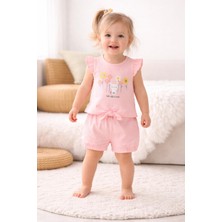 GMG Collection Baby Hello Little Şort Tişört 2'li Takım