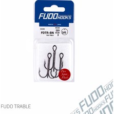 2201 Fudo Treble #3/0 Black Nıkel 3p