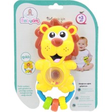 Urfakent URT041-004 Babycim Neşeli Ssli Pilli Aslan Çıngırk