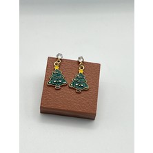 Badiva.co Yeniyıl Çam Ağacı Küpe