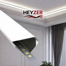 Tavan Köşe Alüminyum LED Profil 3 METRE(LEDSİZ)
