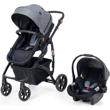 Turhan Bebe Boy Ayarlı Amortisör Sistemli Airmax Bebek Arabası + Oto Koltuklu Puset