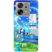 Lelia Xiaomi Mi 13T Uyumlu Baskılı Şeffaf Telefon Kılıfı | Koleksiyon: Aeroglass Mirage