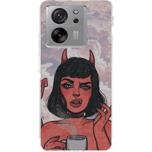 Lelia Xiaomi Mi 13T Uyumlu Baskılı Şeffaf Telefon Kılıfı | Koleksiyon: Queenmode Femme