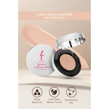 Flormar K-Spirit Cover Up Yüksek Kapatıcı Uzun Süre Kalıcı Doğal Bitişli Cushion Fondöten - 002 Porcelain