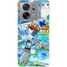 Lelia Xiaomi Mi 13T Uyumlu Baskılı Şeffaf Telefon Kılıfı | Koleksiyon: Aeroglass Mirage