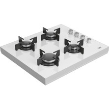 Beko Bsocd T 601 Eb Beyaz Cam Set Üstü Ocak