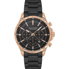 Mascionni Siyah Çelik Kordon Erkek Kol Saati M.1.2290.4