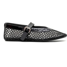 Sofia Baldi Merıda Siyah Tekstil Kadın Babet