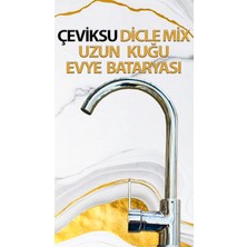 Çeviksu Dicle Mix Uzun Kuğu Model Evye Bataryası