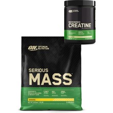 Optimum Nutrition Serious Mass Muz Aromalı Gainer 5.45 kg Kreatin 317 G Sporcu Besin Seti
