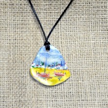 Derin's Design Art El Yapımı Seramik Kolye
