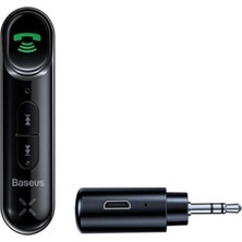 Baseus Bluetooth 5.0 3.5mm Jack Aux Araç Ses Aktarım Kiti Siyah Özellikli Model