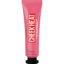 Maybelline New York Cheek Heat Likit Allık 20 Rose Flash Pembe İpeksi Yapı ve Doğal Görünüm