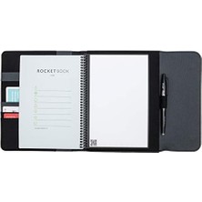 Data Store Kapsül 2.0 Folyo Kapak, Çekirdek, ve Füzyon Için -%100 Geri Dönüştürülmüş Pet Plastik, Kalem Tutucu, Manyetik Toka - Gri, Yönetici A5