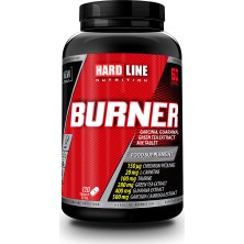 Hardline Nutrition Burner 120 Tablet Garcinia Kamboca Ekstraktı ve Guarana İçeren Yeni Formül