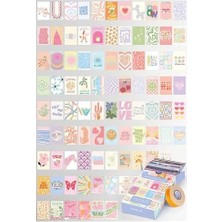 Data Store Guguk Danish Pastel Temalı 90 Adet Duvar Poster Seti, Özel Tasarım Kutulu, Oda Dekoru (GGK-K014)