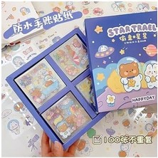 Data Store Guguk Star Travel Temalı 100 Yaprak 4 Bölmeli Seti • Bullet Journal