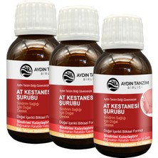 Aydın Tanzim Birliği At Kestanesi Şurubu 3 Adet Prebiotik Gıda Takviyesi