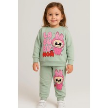 GMG Collection Baby Baskılı Uzun Kollu Kız Çocuk Takım