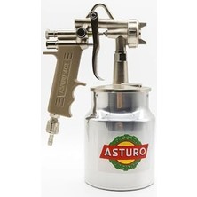 Data Store Havalı Boya Tabancası, G70, Depolu, Ayarlanabilir Püskürtme Deseni, Profesyonel Boyama, Metal Gövde, 1,8 mm Paslanmaz Nozul ve Iğne, Kompresör Uyumlu, Italyan, Iso 9001, 1000 cc