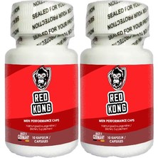 Red Kong:  2 Adet Erkeğin Çok Özel Formülü 10 Lu Destek