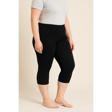 06 Hilal Yıldız Kadın Kapri Tayt 6lı Paket Siyah