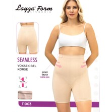 11003 Layza Form Yüksek Bel Korse Ten