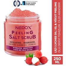 NEDOX Liçi (Lychee Oil) 250 ml Besleyici, Arındırıcı ve Nemlendirici El & Vücut Peelingi