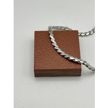 Badiva.co Xuping 50 cm 4mm Gümüş Zincir