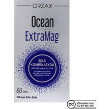 SoyluBuldumStore Ocean Extramag 60 Tablet Ada Çayı Aromalı Türkiye Menşeli Takviye Edici Gıda