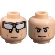 LEGO Minifigür Parçaları: Kafa: 3626PB3391