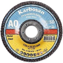 Data Store 115X80KUM Flap Disk (Metal Için) Zımpara Taşı 5 Adettir.