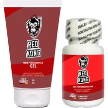 Red Kong Gel Erkeklere Özel Set 50 ml + Red Kong 10 Lu Kaps