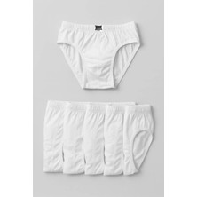 0131 Tutku Çocuk Penye Kom 12LI Paket Beyaz