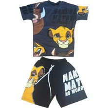 GMG Collection Baby Aslan Desenli Şort Tişört 2'li Takım