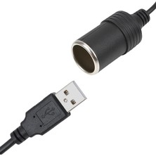 Data Store Monte Lua USB 2.0 Siyah 5 Volt 2 Amper To 12 Volt 800MAH Araç Çakmaklığına Çevirici